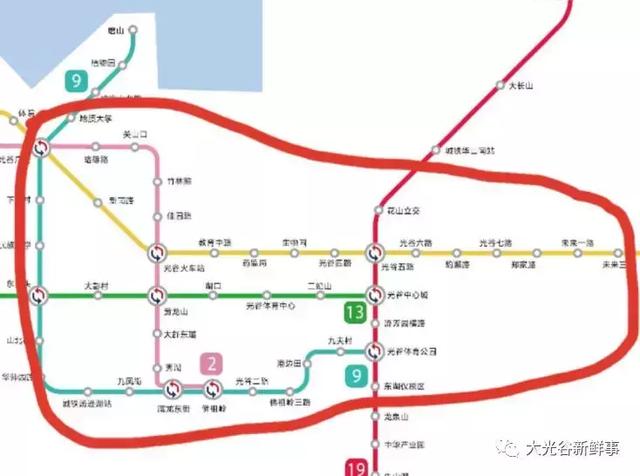 武汉地铁9号线又改变线路了网络热传一张图!官方回复