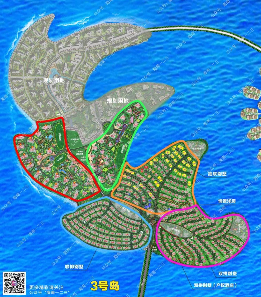 海花岛最新8月最新施工进度建设工程之二三号岛楼栋进展图