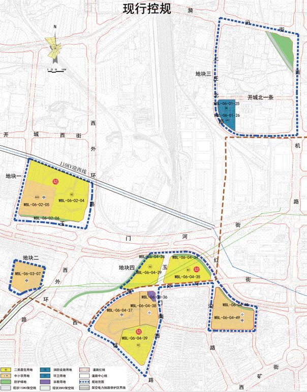 地块四位于玉门河以南,西铭路以东,规划用地面积34.07公顷.