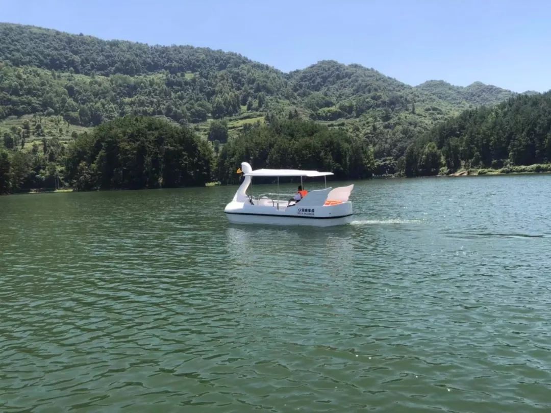 卧龙湖水上项目开启绥阳又多了一个玩水好去处