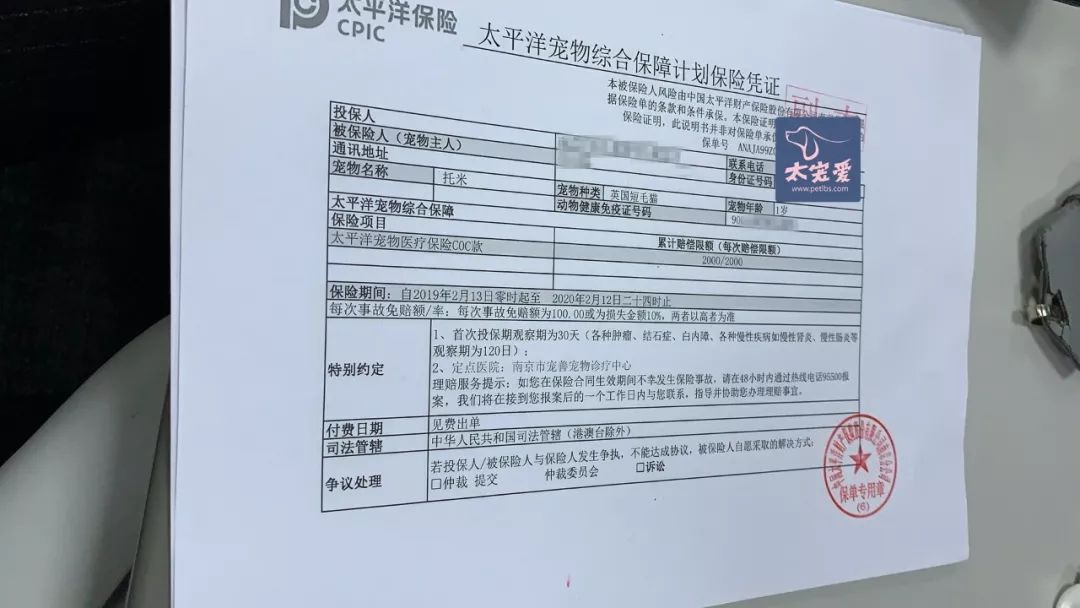 ，此次吴女士共收到理赔款1629元，一年之内剩余保障额度为371元。保单凭证