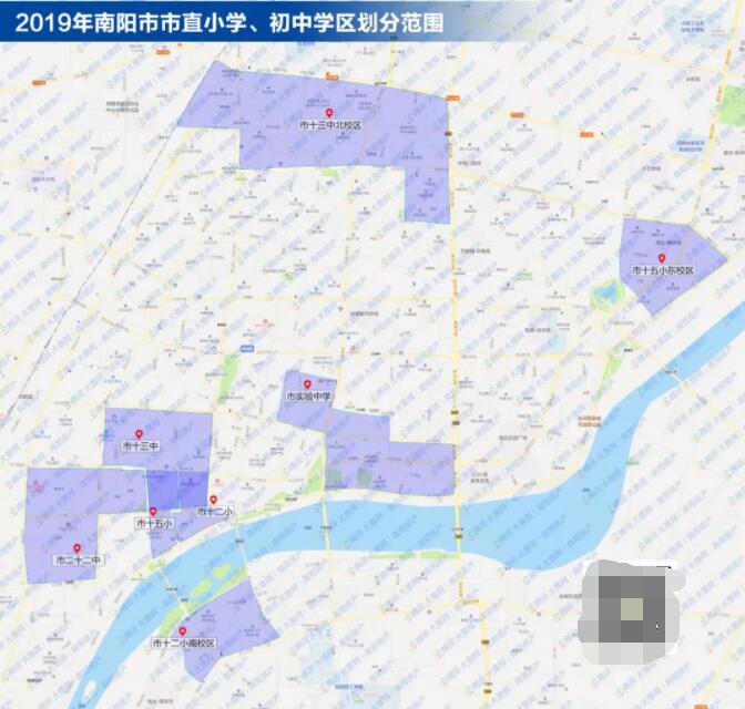 【新手家长必备】2019南阳学区划分地图出炉,你家划到