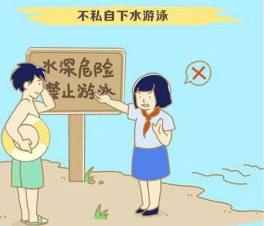 不擅自与他人结伴游泳