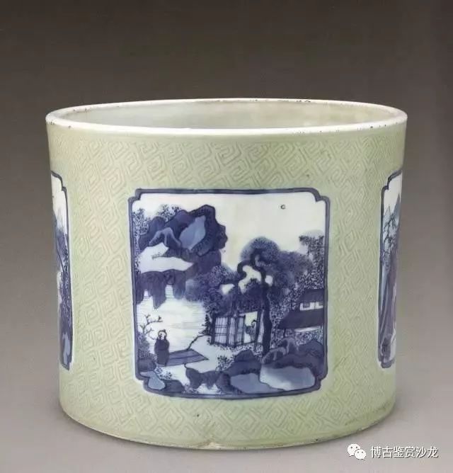 康熙朝瓷质笔筒的“分期断代”_搜狐网