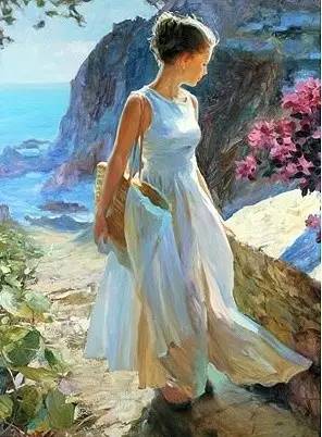 画家笔下的美女,都是女神!_女人