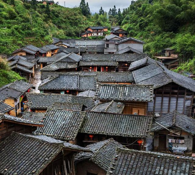 长汀县客家山寨丁屋岭