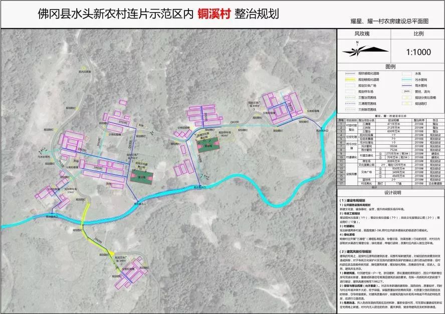 佛冈县水头镇新农村连片示范区内铜溪村整治规划