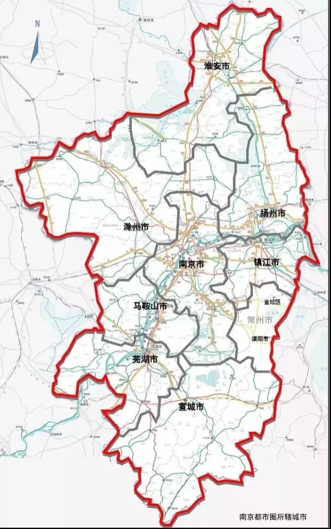 官宣溧阳金坛纳入南京都市圈扬州也是其中一员