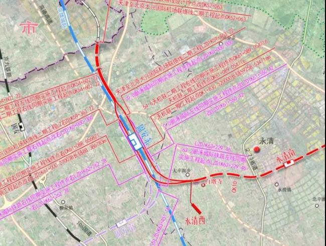 廊涿城际铁路线路公布!廊坊市区可直达固安涿州等地