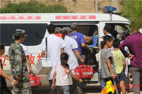 兴县开展2019年淤地坝防汛应急演练活动