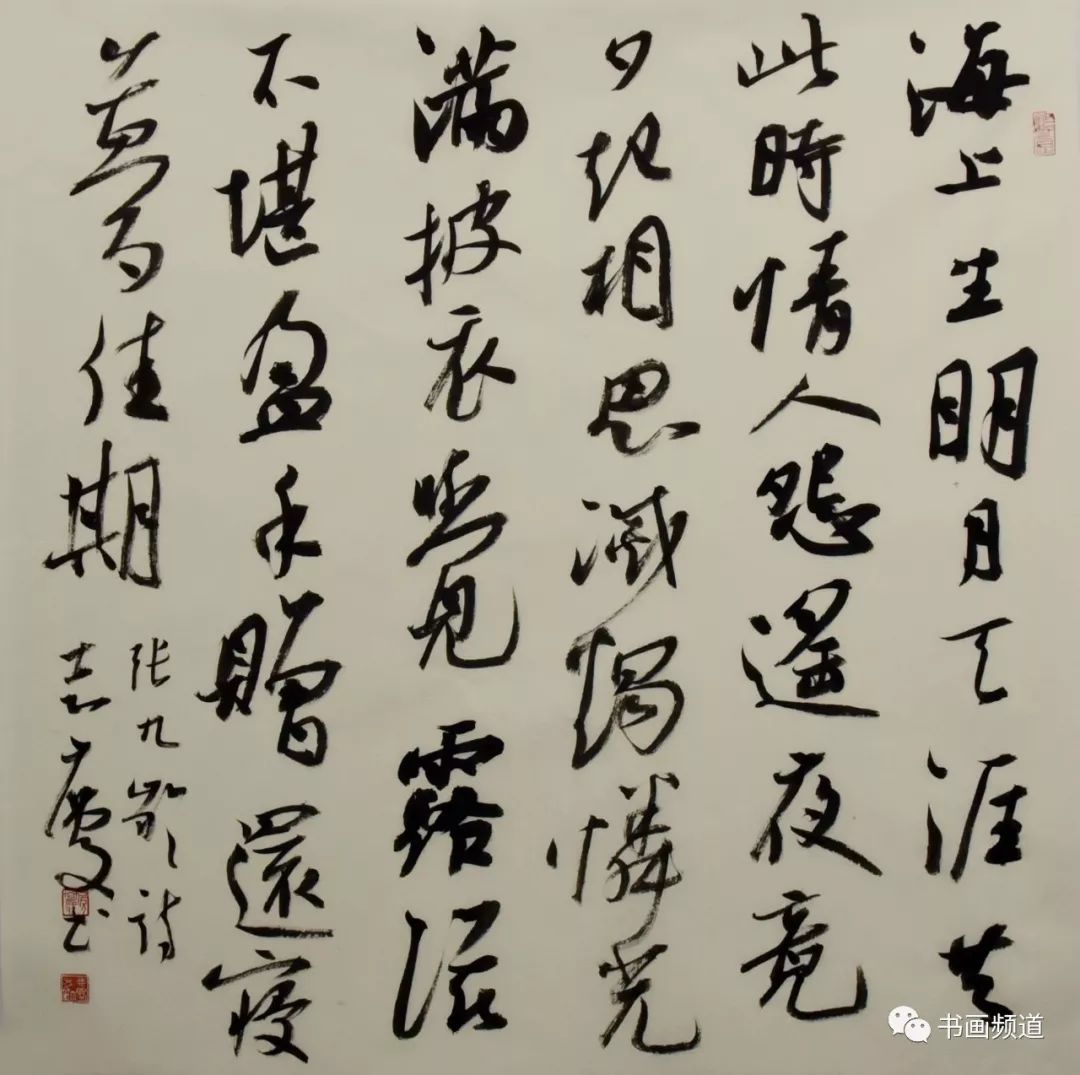 爽利疾驰的书写韵律 书法大家——张志庆
