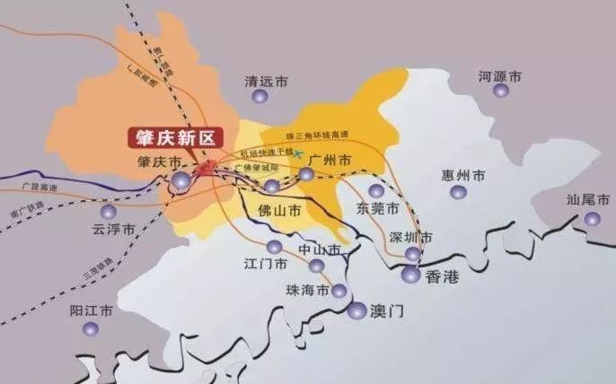 据说肇庆规划地铁四会先行?广佛肇一小时经济圈将近在咫尺!