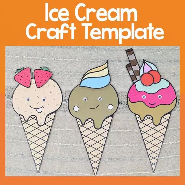 两个版本,每个版本中包括icecream cone(甜筒)和popsicles(冰棍)两种