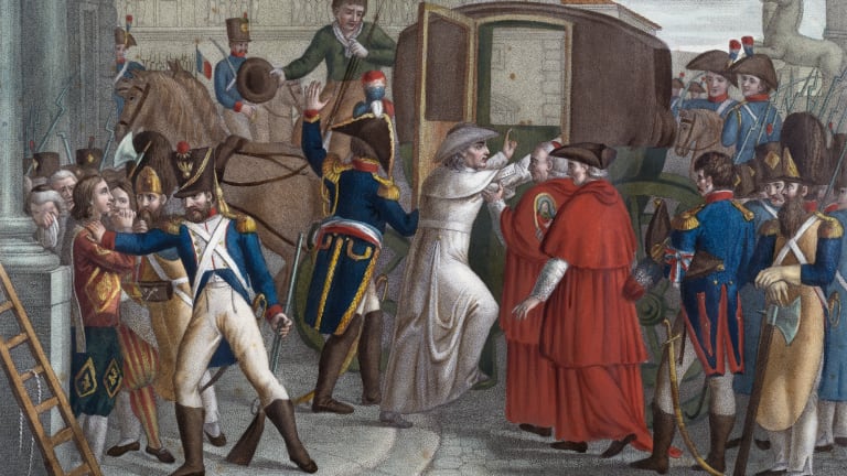 为什么拿破仑一个接一个地绑架了一位教皇