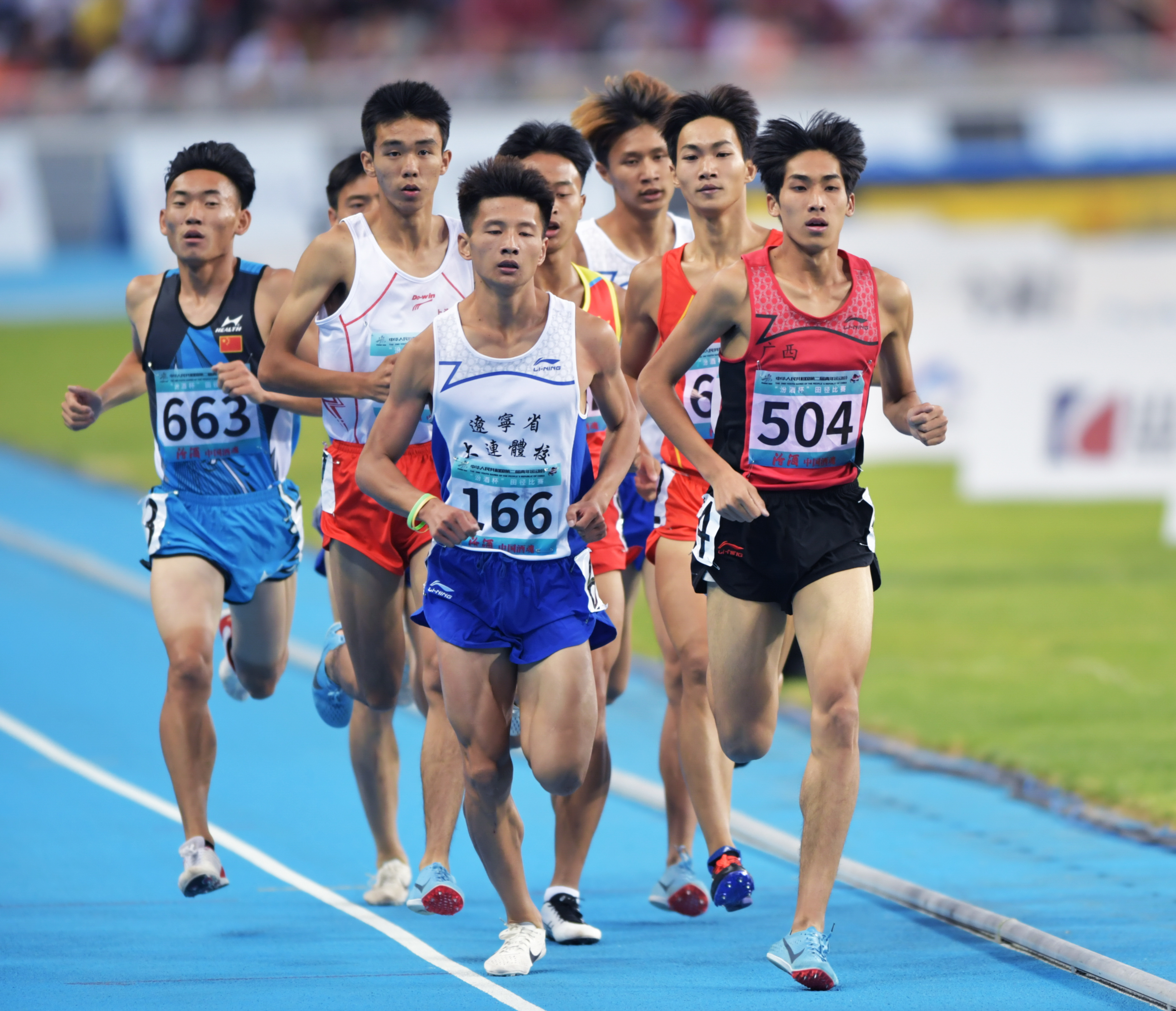 太原,2019年8月16日8月16日,广西壮族自治区体育运动学校选手刘德助