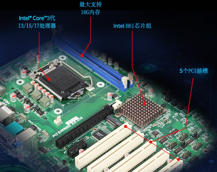 在工控机选型时,经常会碰到pci,pcie两种扩展插槽,两者有哪些不同点呢