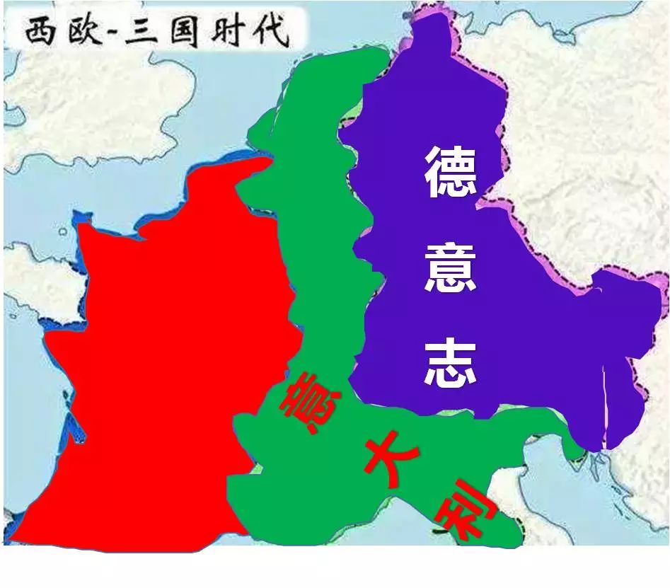 他统治时期的法兰克王国,史称"查理曼帝国".