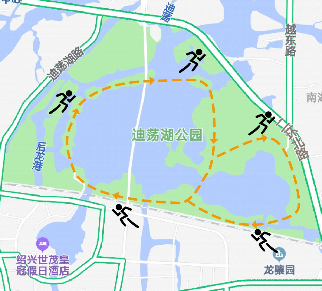 备战越马绍兴跑步地图新鲜出炉赶紧收藏