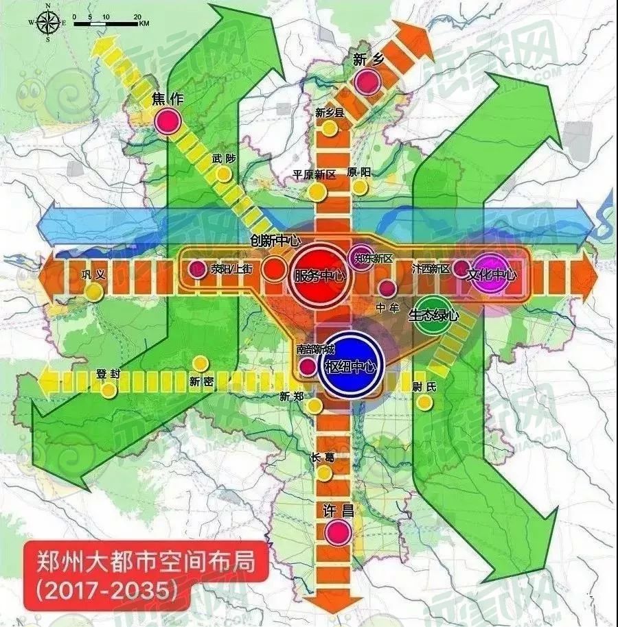 2019年8月9日,《郑州大都市区空间规划(2018-2035年)》正式印发.