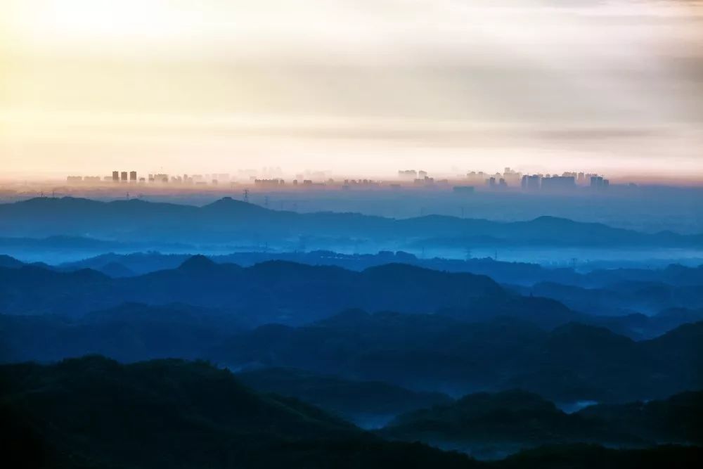 大邑雾中山