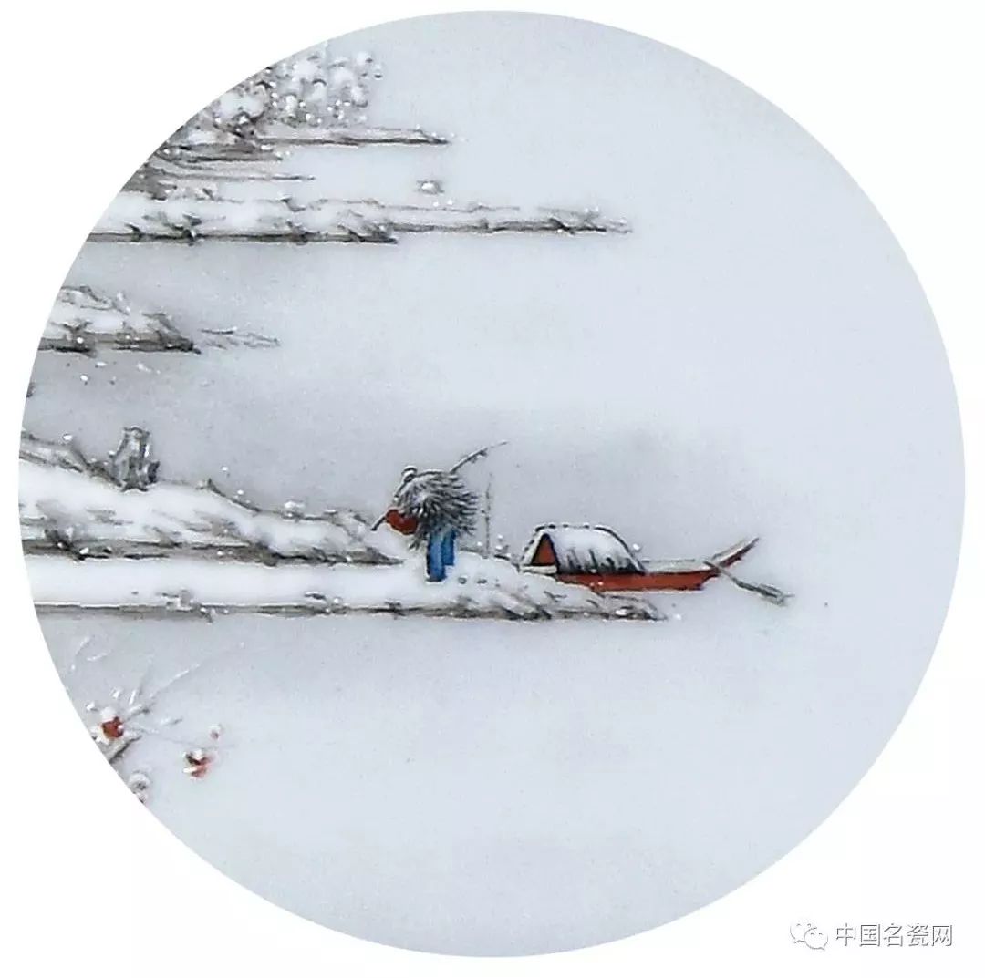 他笔下的雪景,剔除了古人雪景画凄凉苍白,寒气袭人的冷酷之境,渗入了