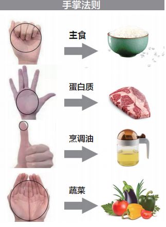 用手掌法则测量摄入量糖尿病患者健康饮食就靠它