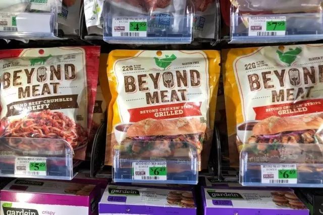 今年食品界的一大黑马,非beyond meat人造肉莫属!