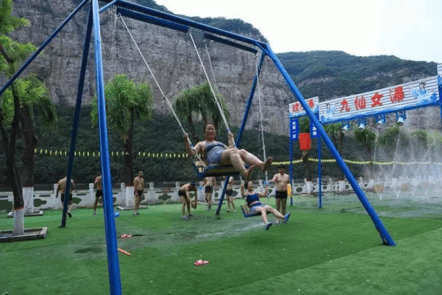 1元游相府庄园,泼水节,网红秋千.