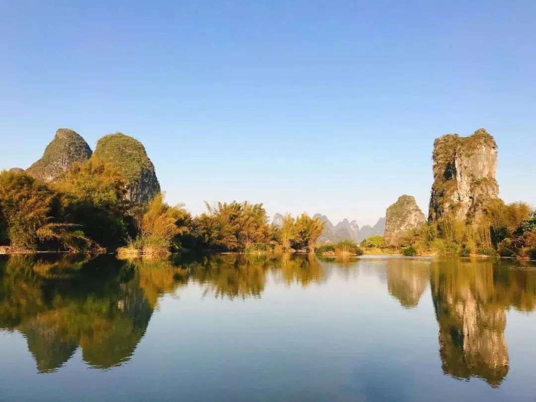漓江徒步-相公山-九马画山-兴坪古镇-阳朔十里画廊-月亮山-遇龙河