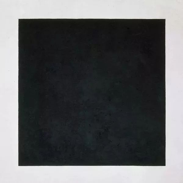 卡济米尔·马列维奇 (1878-1935) 《白底上的黑色方块》 1913年