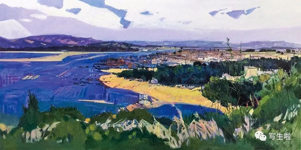 写生啦为群山造像王辉风景作品