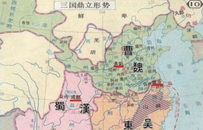 中国三国时代魏蜀吴的领土_蜀国