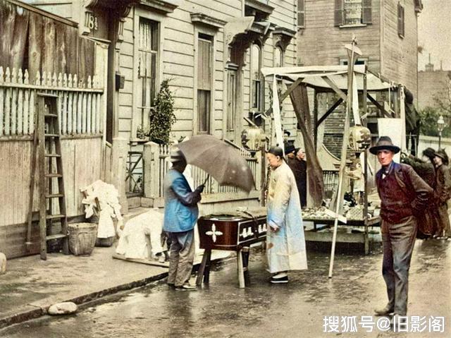 旧金山大地震前后，1906年的唐人街