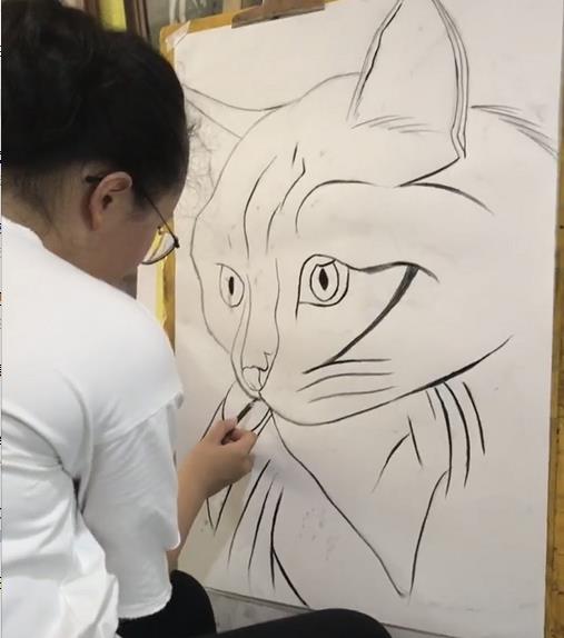 13岁美术生用一天时间作画,成稿惊人逼真,网友:我活着是凑数 皇冠体育平台