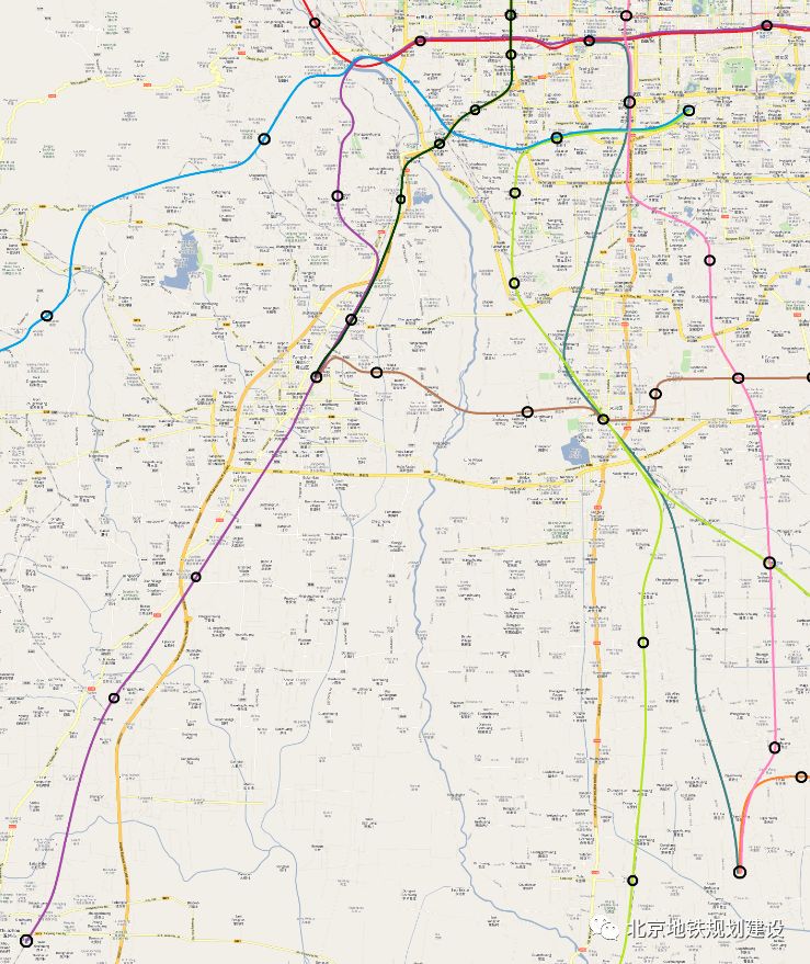 终于来啦!北京轨道交通区域快线规划图被曝出,含怀柔多条区域快线