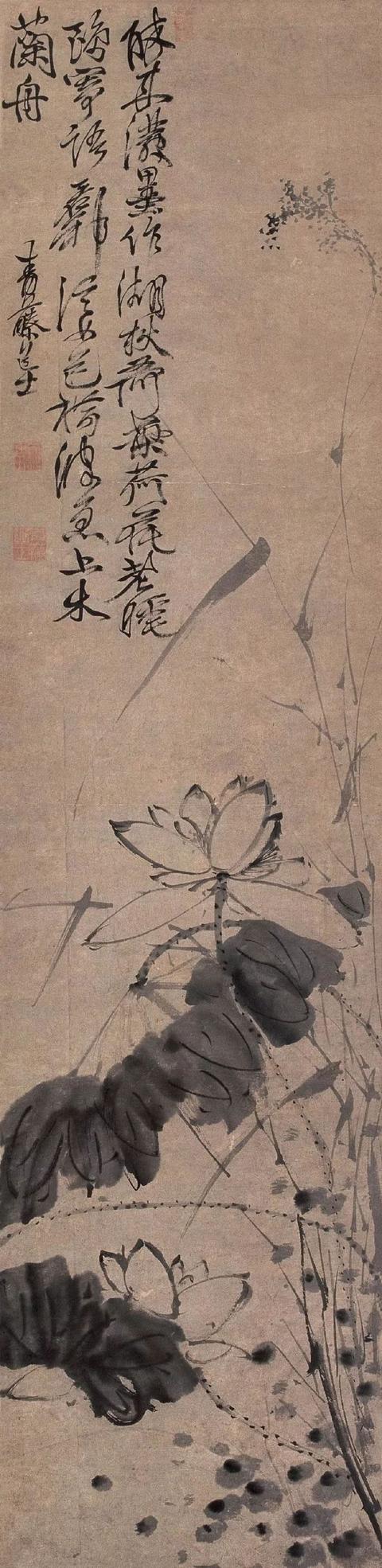 看了徐渭的水墨荷花,终于明白为何齐白石都对他仰慕不