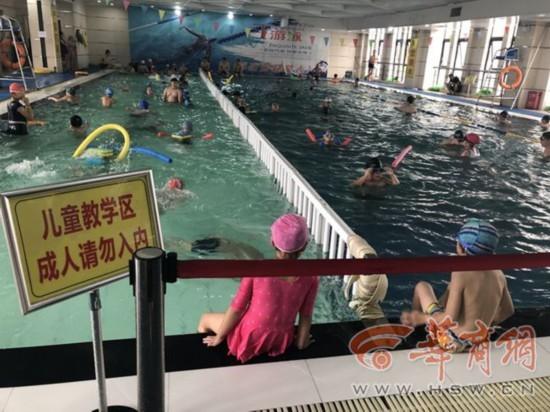 不同教练下公示着相同的证件报游泳班时你看过教练双证吗