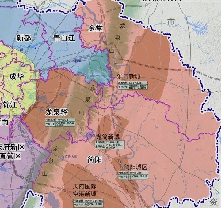 成都东进最新规划图 成都东进最新规划图