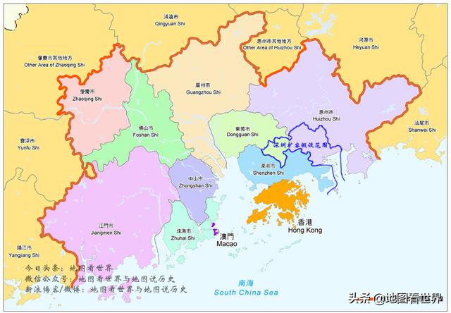 从历史地图和建制沿革看深圳怎么从小渔村成长为国际性大都市的