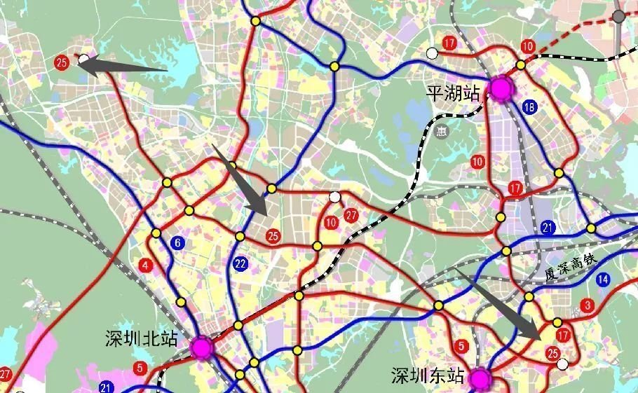 龙岗人,你们要的这3条地铁线路同时在建,一线路或将调整_深圳