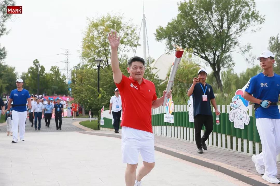残运会暨特奥会圣火来到红桥区培智学校,圣火传递进入第五站