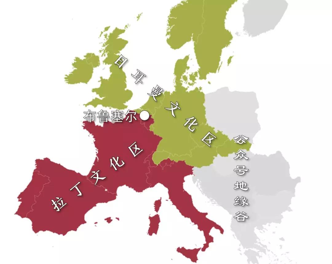 在地理位置上,比利时处在欧洲的中心地带,位于两个主要的欧洲文明——
