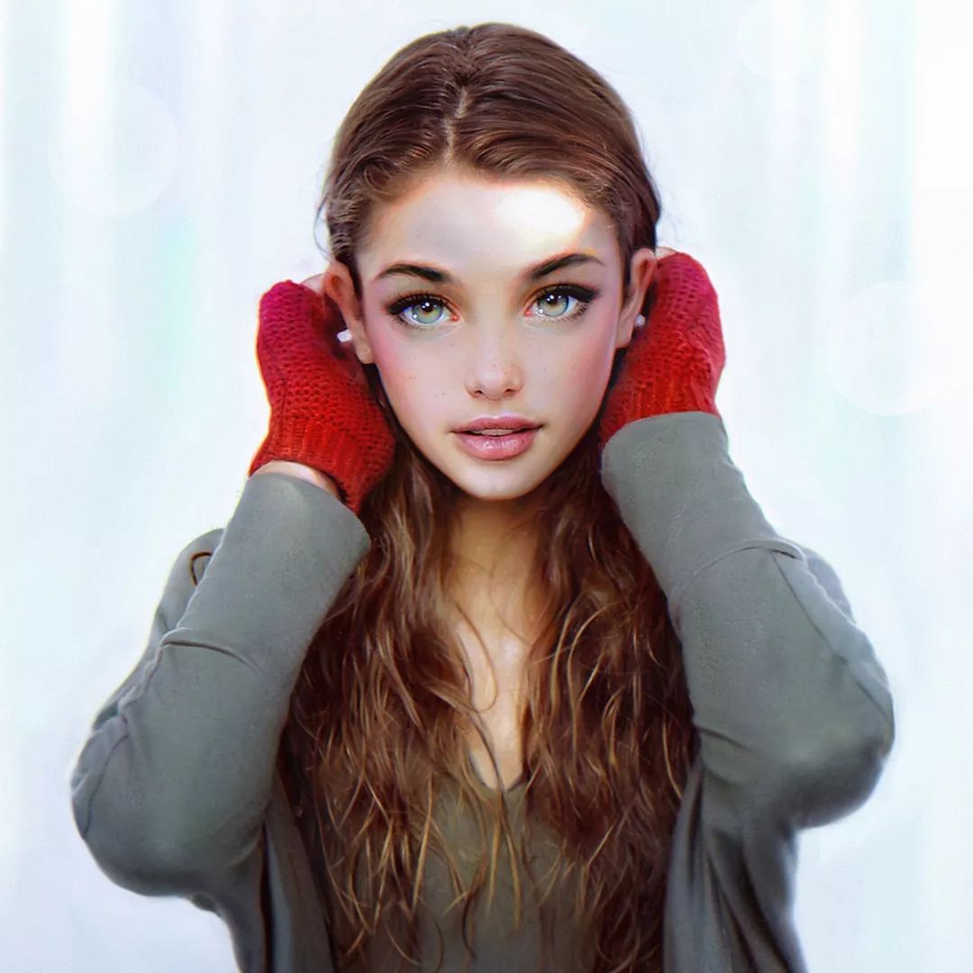 我不需要女朋友!因为美女我都可以画出来!