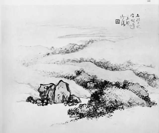 水墨画的简谱_荷花水墨画(3)