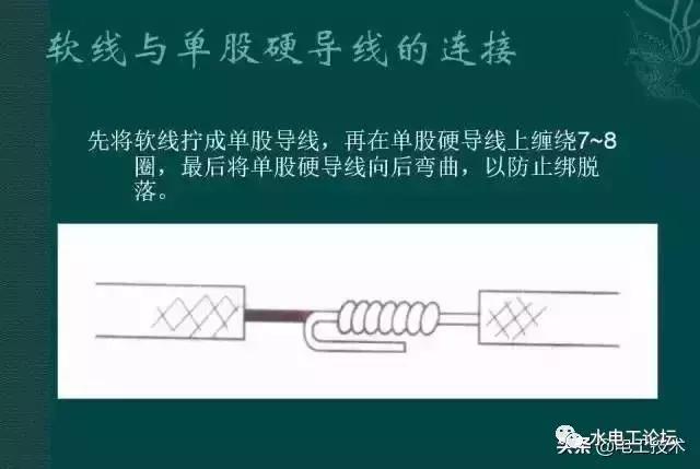 图文精解:电工必备经典导线连接方法汇总