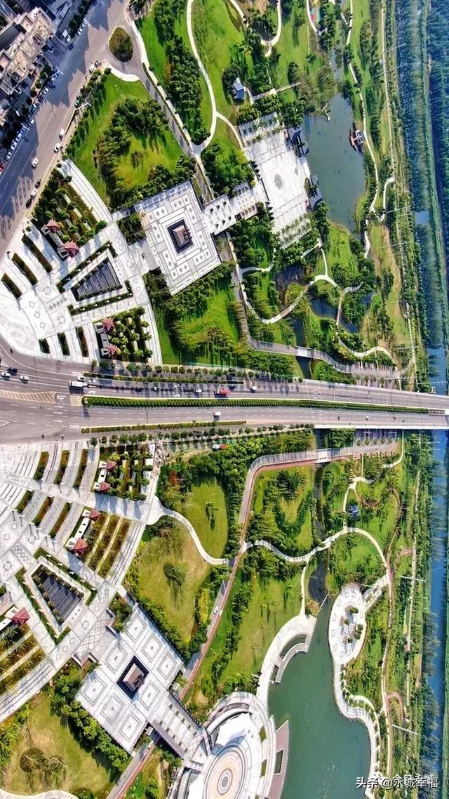 云端俯瞰,奋飞永城,300米高空,看沱南生态广场