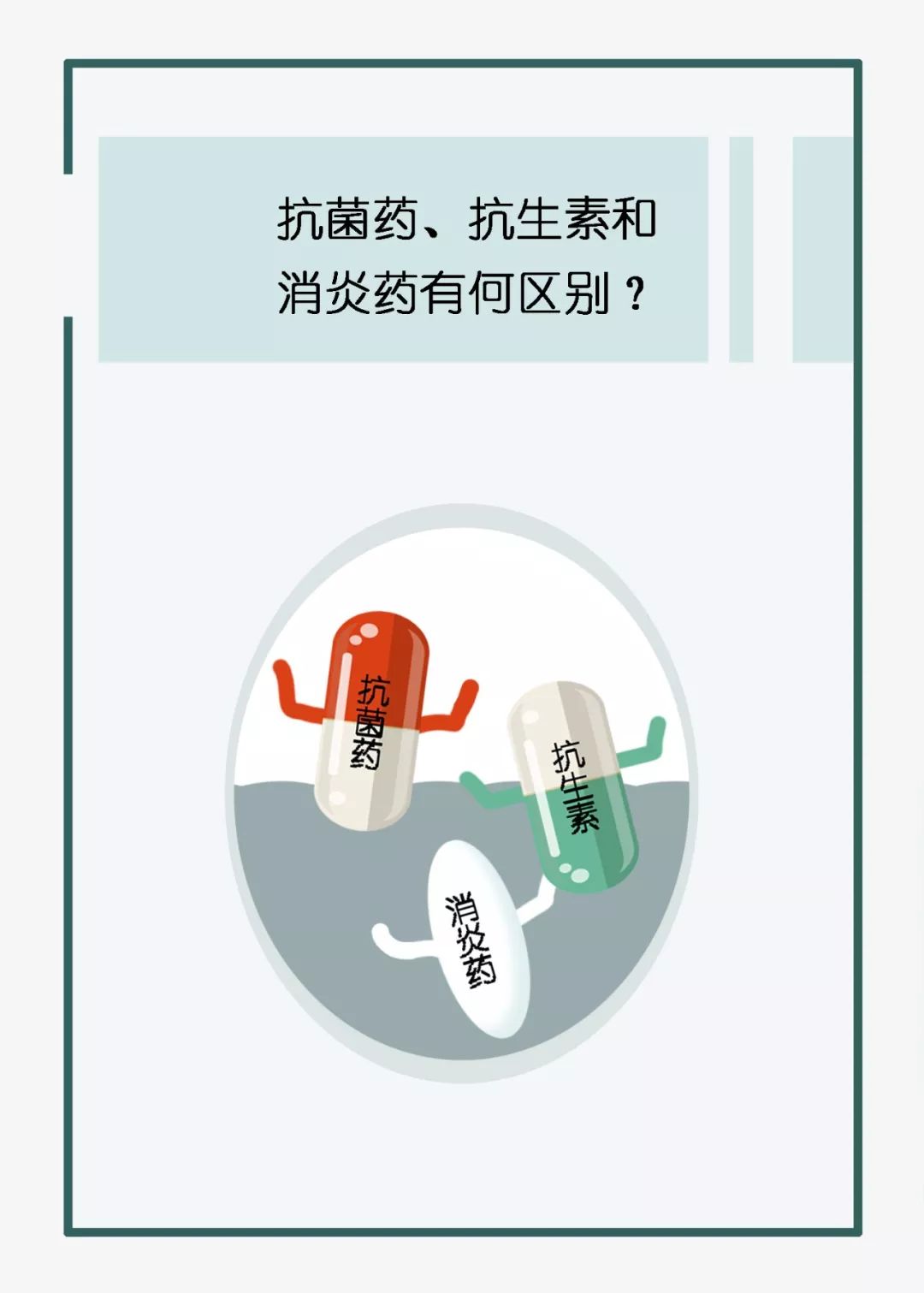 抗菌药,抗生素和消炎药有何区别?听听药师怎么说