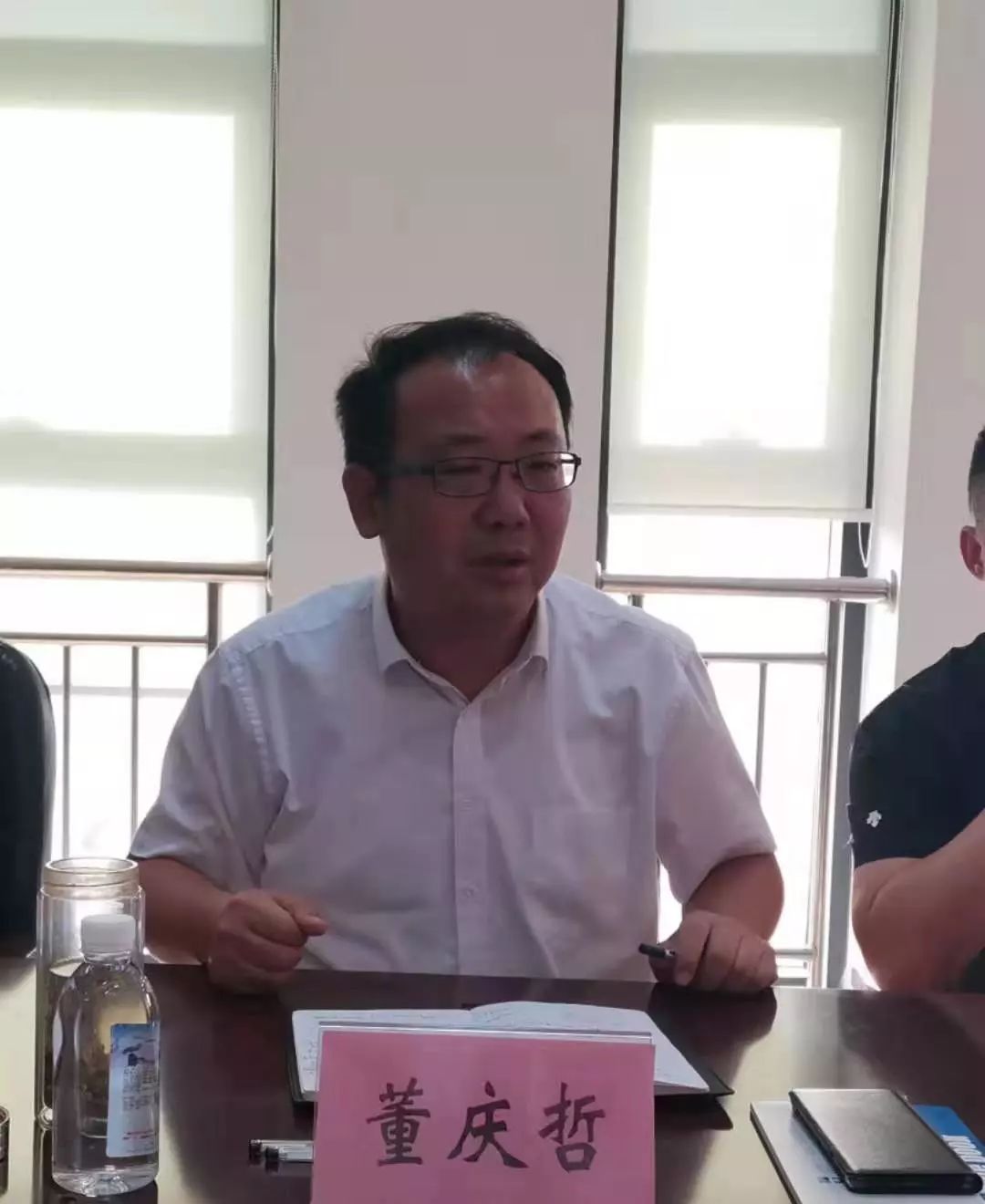 董庆哲到马山镇督导拆迁安置工作