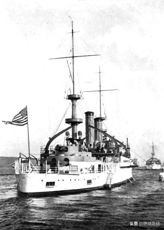 美帝海军的前无畏舰时代炮塔布局奇特的奇尔沙治级战列舰