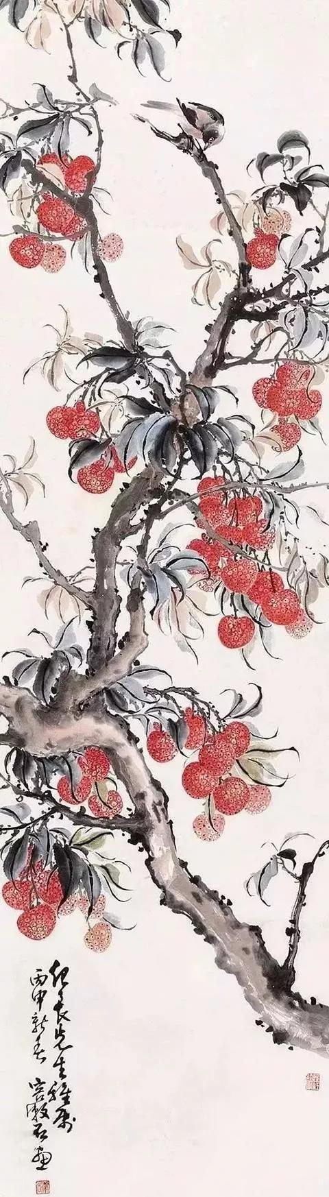 枇杷里面有不少坚硬的种子, 也被认为是多子多福的象征.